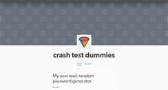 Desktop Screenshot of crashtestdummies.tumblr.com