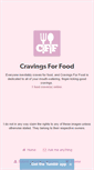 Mobile Screenshot of cravingsforfood.tumblr.com