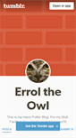 Mobile Screenshot of errol-the-owl.tumblr.com