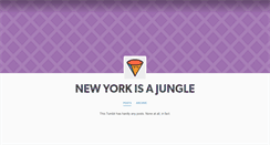 Desktop Screenshot of newyorkisajungle.tumblr.com