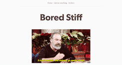 Desktop Screenshot of boredstiff.tumblr.com