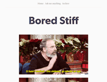 Tablet Screenshot of boredstiff.tumblr.com