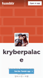 Mobile Screenshot of kryberpalace.tumblr.com