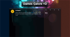 Desktop Screenshot of damesgalore.tumblr.com