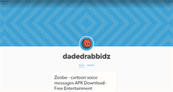 Desktop Screenshot of dadedrabbidz.tumblr.com