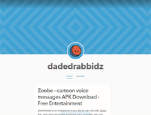 Tablet Screenshot of dadedrabbidz.tumblr.com