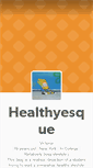 Mobile Screenshot of healthyesque.tumblr.com