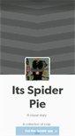 Mobile Screenshot of itsspiderpie.tumblr.com