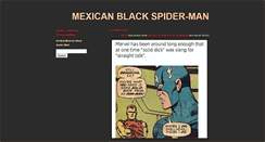 Desktop Screenshot of mexicanblackspiderman.tumblr.com