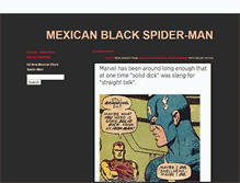 Tablet Screenshot of mexicanblackspiderman.tumblr.com
