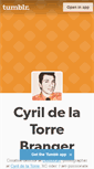 Mobile Screenshot of cyrildelatorre.tumblr.com