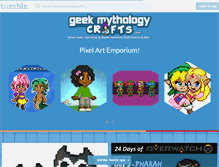 Tablet Screenshot of geekmythologycrafts.tumblr.com
