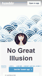 Mobile Screenshot of nogreatillusion.tumblr.com