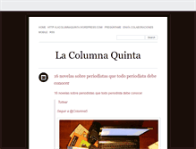 Tablet Screenshot of lacolumnaquinta.tumblr.com