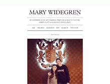 Tablet Screenshot of marywidegren.tumblr.com