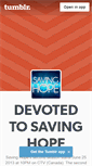 Mobile Screenshot of devotedtosavinghope.tumblr.com