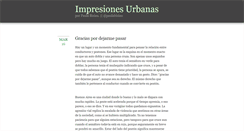 Desktop Screenshot of impresionesurbanas.tumblr.com
