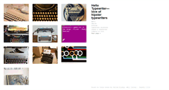 Desktop Screenshot of hellotypewriter.tumblr.com