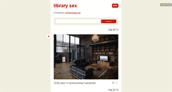 Desktop Screenshot of librarysex.tumblr.com