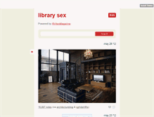 Tablet Screenshot of librarysex.tumblr.com