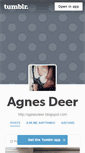 Mobile Screenshot of agnesdeer.tumblr.com