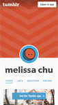 Mobile Screenshot of melissachu.tumblr.com