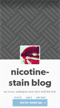 Mobile Screenshot of nicotine-stain.tumblr.com