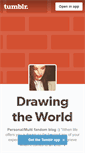 Mobile Screenshot of drawing-the-world.tumblr.com