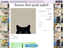 Tablet Screenshot of bunniesdontspeakenglish.tumblr.com