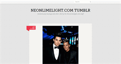 Desktop Screenshot of neon-limelight.tumblr.com