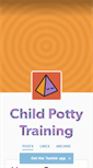 Mobile Screenshot of childpottytraining.tumblr.com