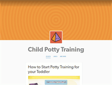 Tablet Screenshot of childpottytraining.tumblr.com