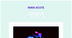 Desktop Screenshot of nikkiacute.tumblr.com