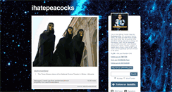 Desktop Screenshot of ihatepeacocks.tumblr.com