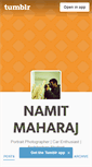 Mobile Screenshot of namitmaharaj.tumblr.com