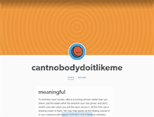 Tablet Screenshot of cantnobodydoitlikeme.tumblr.com