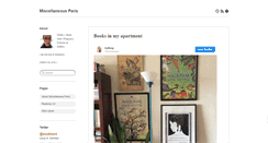 Desktop Screenshot of miscellaneousparis.tumblr.com