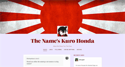 Desktop Screenshot of kurohonda.tumblr.com