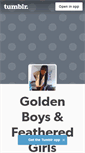 Mobile Screenshot of goldandfeathers.tumblr.com