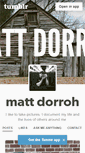 Mobile Screenshot of mattdorroh.tumblr.com