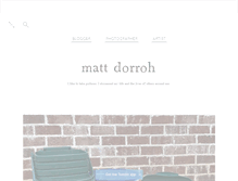 Tablet Screenshot of mattdorroh.tumblr.com
