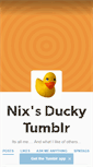 Mobile Screenshot of nixsducky.tumblr.com