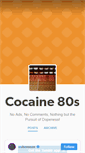 Mobile Screenshot of cocaine80s.tumblr.com