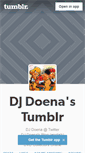 Mobile Screenshot of djdoena.tumblr.com