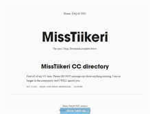 Tablet Screenshot of misstiikeri.tumblr.com