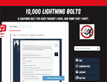 Tablet Screenshot of 10000lightningbolts.tumblr.com