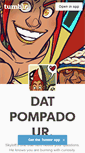 Mobile Screenshot of dat-pompadour.tumblr.com