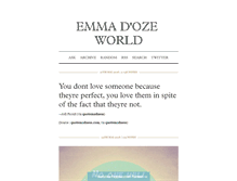 Tablet Screenshot of emmadoze.tumblr.com