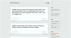 Desktop Screenshot of mtfconfessions.tumblr.com