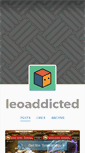 Mobile Screenshot of leoaddicted.tumblr.com